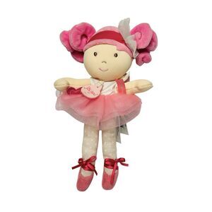 Jolijou Soft Little Tutu Pink Doll Ballerina No Box 9"